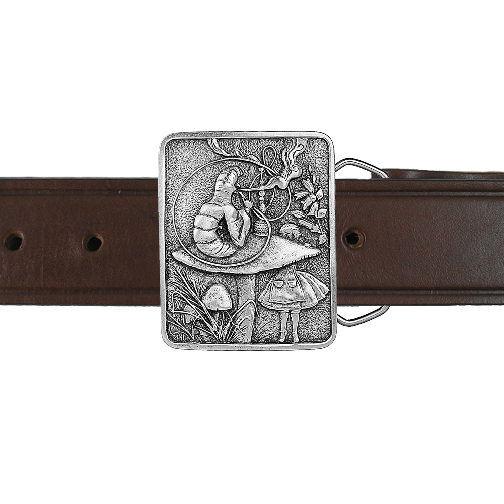 Alice & Caterpillar. John Tenniel Vintage Buckle & 1.5 Belt