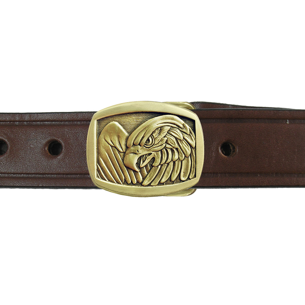 1.25 Classic Buckle in Antiqued Gold