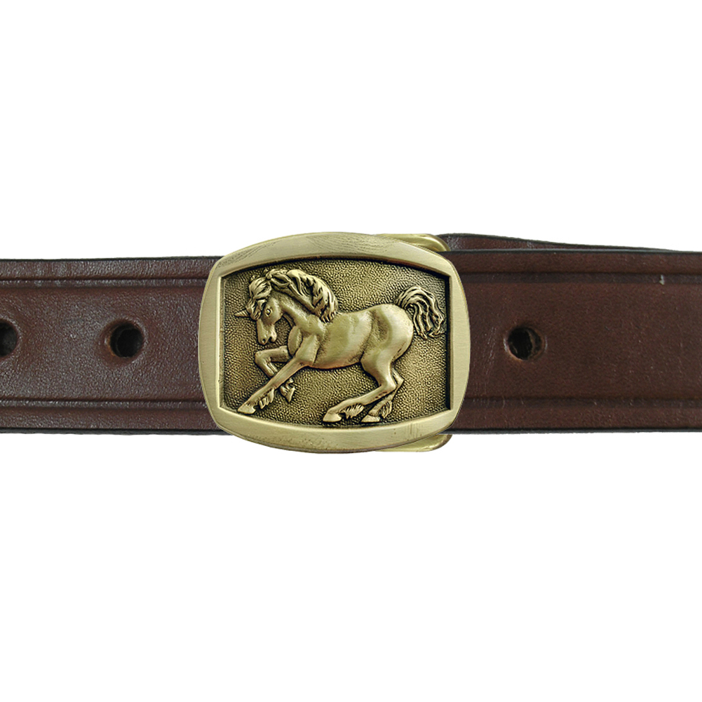 Unicorn belt buckle top